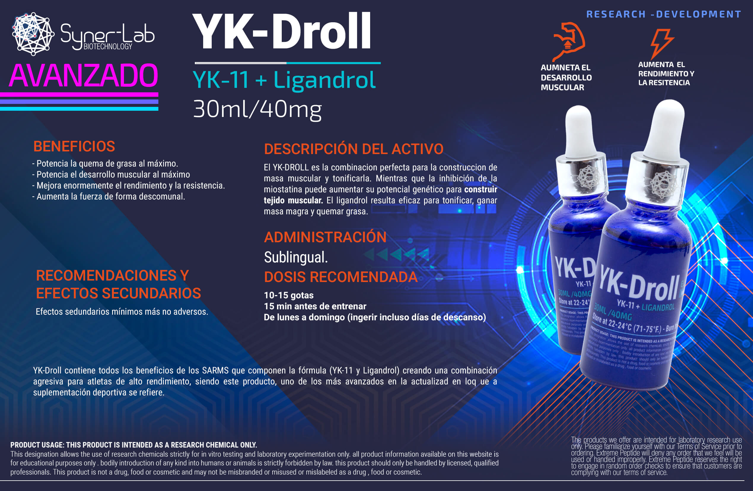 Syner Lab / Peptidos Sarms Mexico